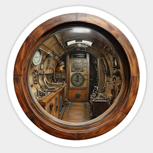 Submarine Experience - Trompe L'oeil Sticker